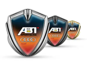Audi Cupolato Emblema Badge Durevole Tocco Premium